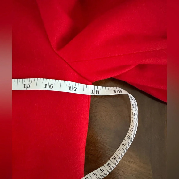 Pendleton Women’s Vintage Pure Virgin Wool Christmas Red Blazer Jacket Size 8 - Picture 6 of 13